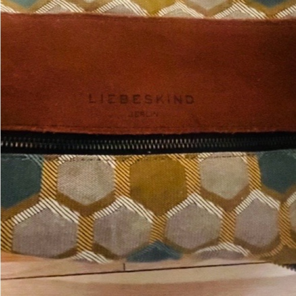 Liebeskind Berlin Leather purse 👛 turquoise spike hobo - Picture 7 of 11